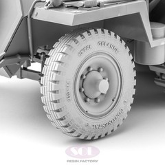 SOL Resin Factory 1/16 WWII Sd.kfz.251 Weighted Front Wheels