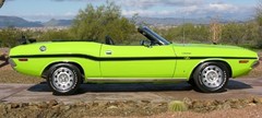 1970 DODGE CHALLENGER R/T Side Stripes 1/24th Waterslide Decals $15 Ship Canada