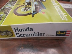 1967 Revell Honda Scrambler 1/8 Vintage Model Motorcycle Kit –