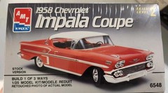 AMT 1958 Chevrolet Impala Coupe 1:25 Model Car Kit