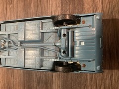 Vintage Wem-Mac 1967 Ford Mustang Fastback 2+2 GT 1/12 Plastic Promo Car Blue