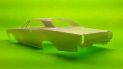 AMT ’69 Plymouth Road Runner GTX 1/25 Body Chrome Bumpers Grille Trim Panel