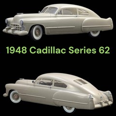 1948 Cadillac Series 62 Resin Kit 1/25 by Red Wheel Models