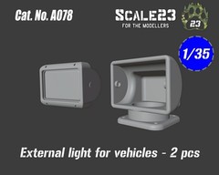 Scale23 1/35 External Light for Vehicles (2pcs)