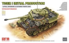 RYEFIELD MODEL RM-5131 1/35 Tiger I Initial Production w/Interior – Upgrade Ver.