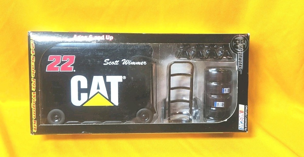 NASCAR Motorworks Tool Kit Item #42726 Cat 22 Scott Wimmer 1:24 Caterpillar 🔥B