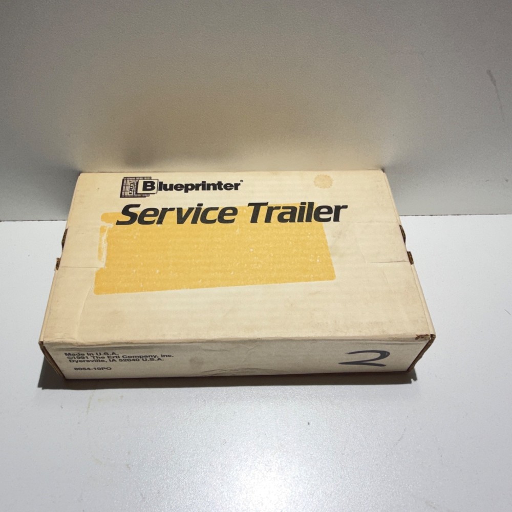 AMT Ertl Blueprinter #8054PO 1:25 Scale Service Trailer Plastic Kit Boxed (2)
