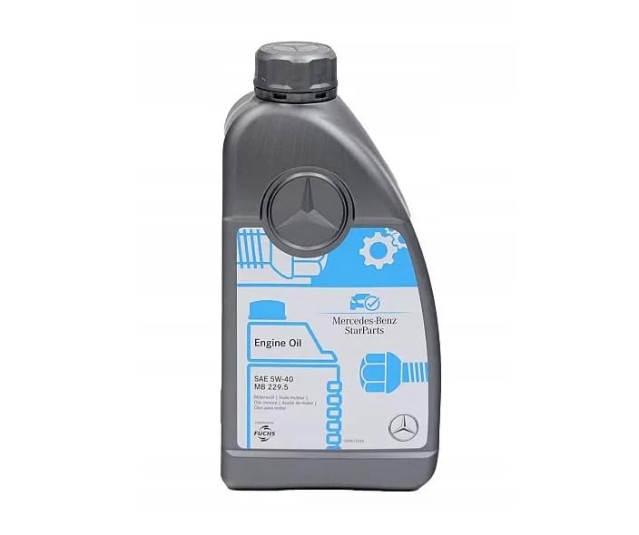 Mercedes Benz Genuine Mercedes Engine Oil 5W-40 1 Quart Pack Of 6 Mb Spec 229.5