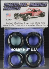 #AMF Asphalt Modified 15″ Firestone 60s/70s Stock Car Tires – PPP 1/25 – L@@K