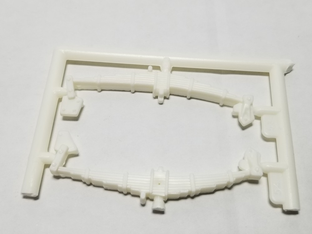 Diamond REO Truck Tractor FRONT LEAF SPRINGS for 1:25 AMT Model Kit