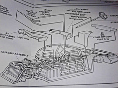 NASCAR CHASSIS,SUSPENSION,INTERIOR CHEVY LUMINA JOE GIBBS RACING INTERSTATE