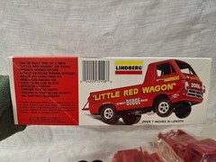 Lindberg “Little Red Wagon” Bill “Maverick” Golden Dodge Model Kit 1:25 NOB