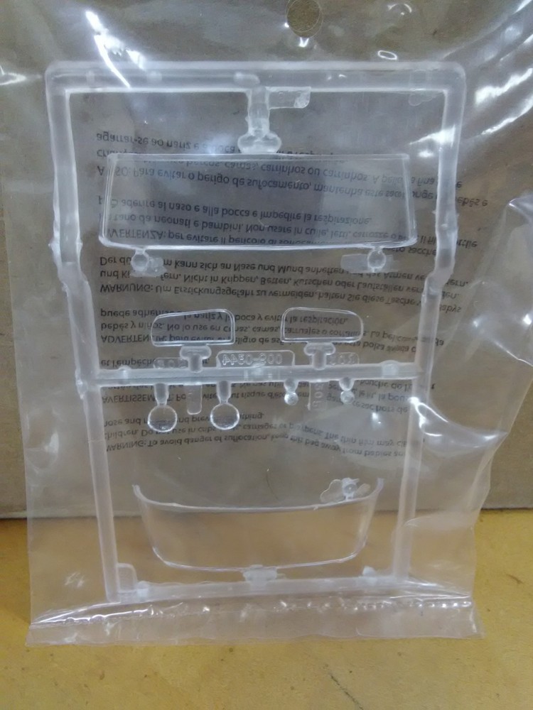Glass Windshield 55 1955 Chevy Cameo Pickup Truck 1/25 AMT Headlamps Clear Parts