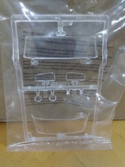 Glass Windshield 55 1955 Chevy Cameo Pickup Truck 1/25 AMT Headlamps Clear Parts
