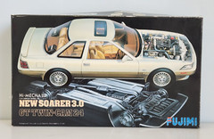 Fujimi Hi-Mecha 110 New Soarer 3.0 GT Twin-Cam 24 1/24 Model Kit HM-110, Started