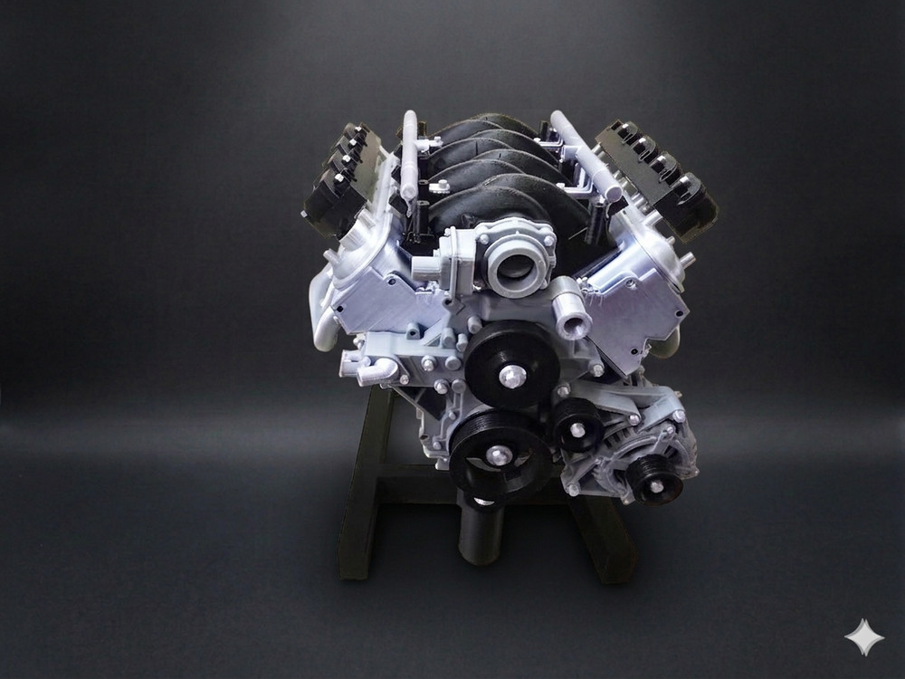 CHEVY Camaro SS L99 6.2 model Engine VROOM VROOM 3D PRINTED MODEL ENGINE