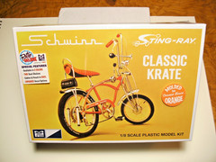 retro deluxe MPC Schwinn Classic Krate, Orange Krate 1/8th scale sealed kit
