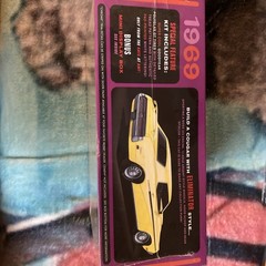 AMT 1969 COUGAR ELIMINATOR 1/25 SCALE MODEL KIT (molded in white)