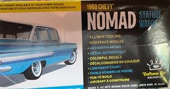 AMT 1 1402 1960 Chevy Nomad Station Wagon 2n1 KIT 1/25 McM FS