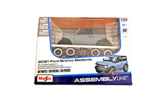 Maisto Assembly Line 2021 Ford Bronco Badlands 1:24 SC Diecast Model Kit 39535