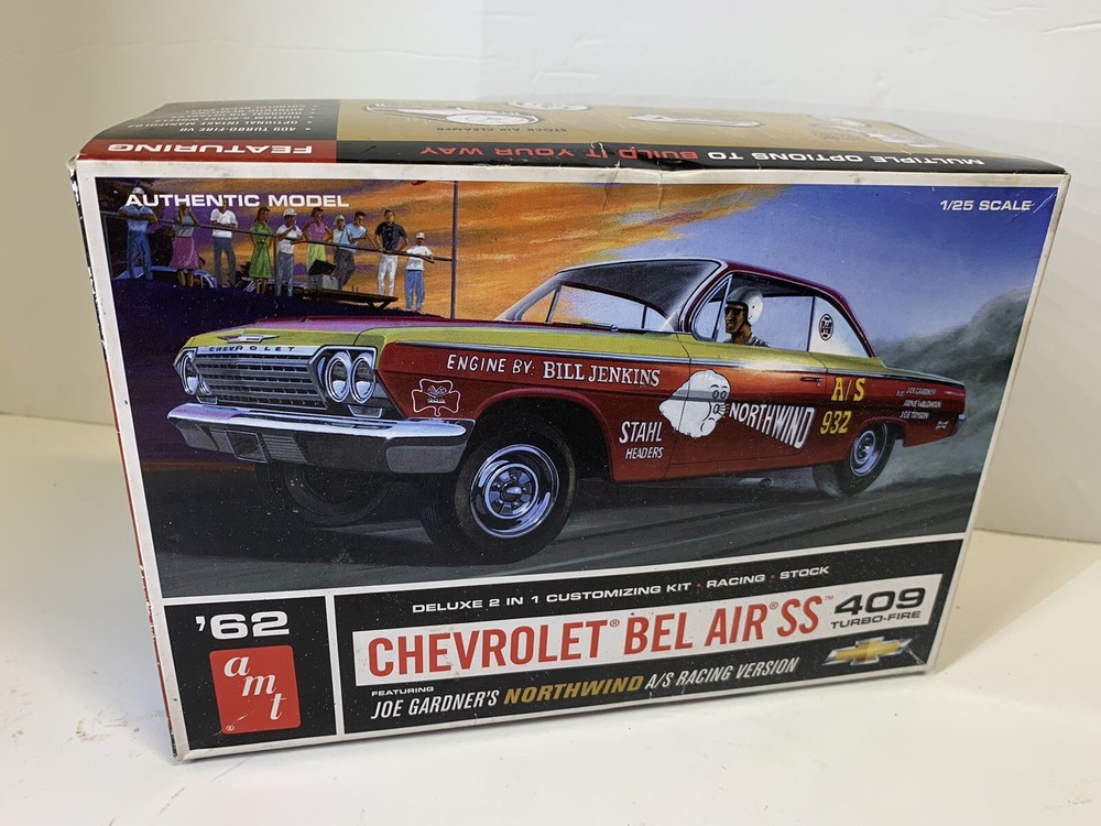 AMT 865/12 Joe Gardner’s ’62 Chevy Bel Air SS 1/25 Plastic Model Kit