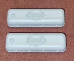 1/12 3D printed Revell BBC Nelson racing valve covers fine detail shapeways