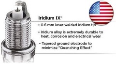 2202 (DPR8EIX-9) NGK Iridium Spark Plug (Quantity 2 Per Order)