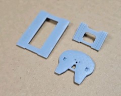 ABS-LIKE RESIN 3D PRINTED 1/25 5th WHEEL TRAILER HITCH SET