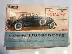 *RARE* Gabriel Hubley SJ Duesenberg 1/18 Die Cast Town Car Metal Kit #4868
