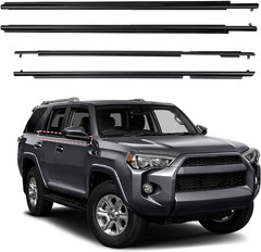Window Molding Trim Seal for 2010-2021 Toyota 4Runner,Black Outer Door Weather S