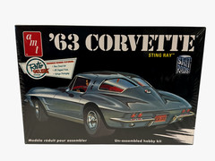 AMT ’63 Split Window Corvette Sting Ray 1:25 Model Kit #861 SEALED Retro Deluxe