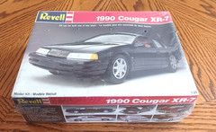 Vintage Revell 1990 Cougar XR7 Plastic Model Kit Die Cast Toy Car 90’s SEALED