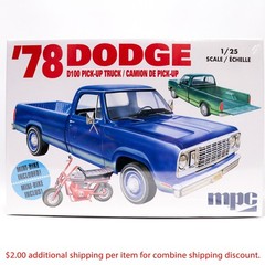 MPC 1978 Dodge D100 Pick-Up Truck 1:25 Scale Model Car Kit