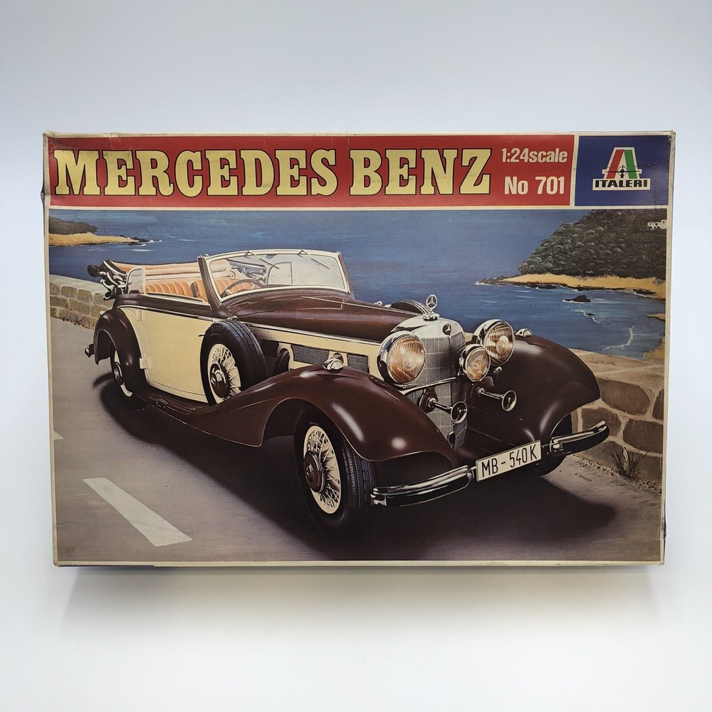Italeri 1/24 Scale Mercedes Benz 540 K 701 Plastic Model Kit