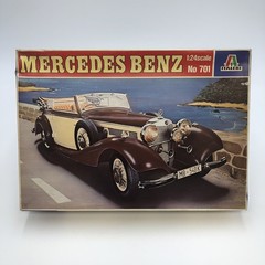 Italeri 1/24 Scale Mercedes Benz 540 K 701 Plastic Model Kit