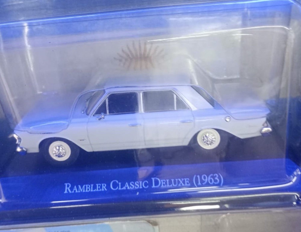 NEW UNUSED IKA RAMBLER CLASSIC 1963 SCALE 1/43 MODEL SALVAT COLLECTION ARGENTINA