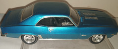 1969 CHEVROLET CAMARO DOOR HARDTOP PROFESSIONAL BUILT MODEL KIT