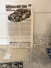 Tamiya 1/24 Subaru Impreza WRC 2001 Rally Of Great Britain Open Box SEALED BAGS!