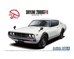 AOSHIMA The Model Car No. 15 1/24 Nissan KPGC110 Skyline HT2000GT-R ’73