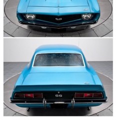 1969 Chevrolet69Camaro55Chevy57Built Metal Body Model Concept Hot Rod Race Car
