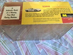“NIB”! MONOGRAM SCARAB REAR-ENGINED RACING CAR MODEL KIT “FACTORY-SEALED” *LQQK!
