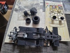 Tamiya Team Lotus J.P.S.MK.III 1/20 OPEN BOX COMPLETE Partially assembled
