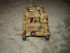 Built Tank 6 inches long Well Built & Painted Excellent Cond Nice Paint