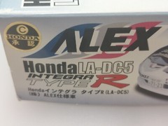 Fujimi 1/24 scale kit Honda Integra Type R (LA-DC5) ALEX specification car