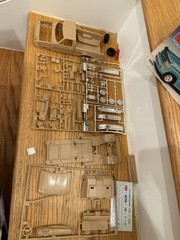 AMT Ford F150 Shortbox Pickup Truck Model Kit Parts