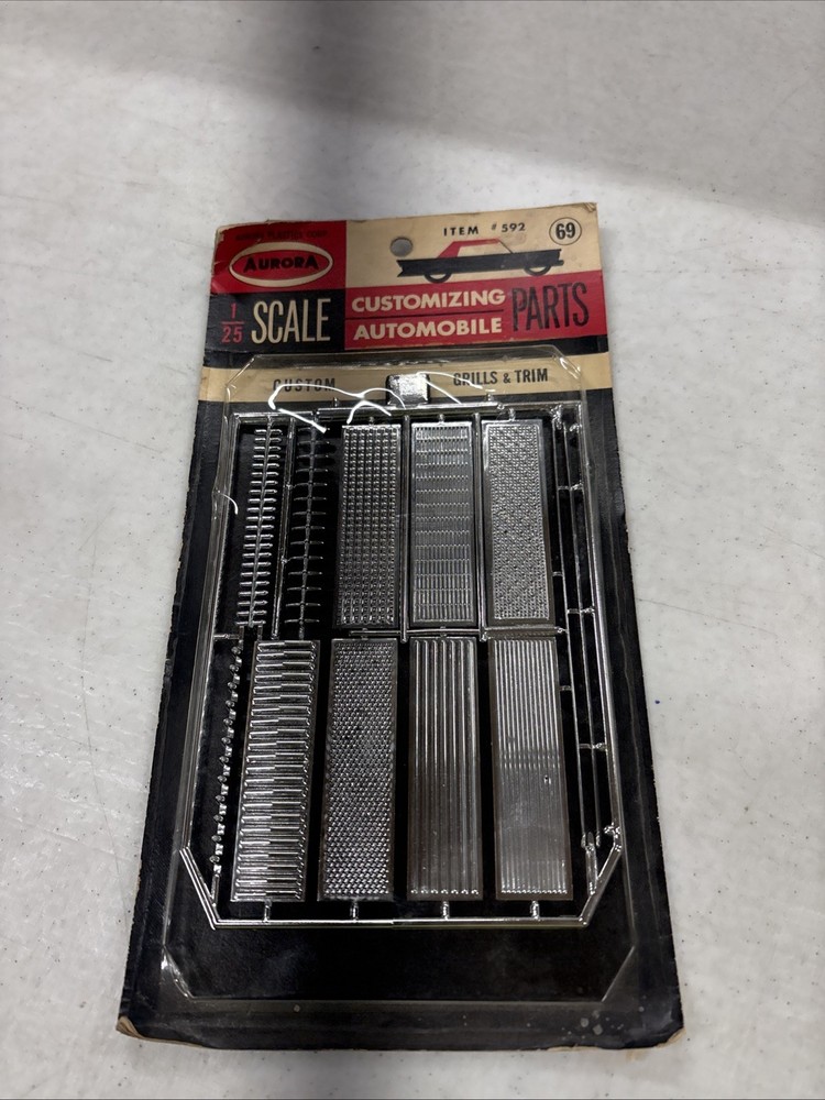 Vintage Aurora Plastics Corp Model Car Kit, Specifically Item #592 1:25 Scale
