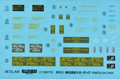 TomyTec Little Armory 1/12 LA106 M72LAW Anti Tank RPG Shoulder Plastic Model Kit