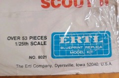 ERTL INTERNATIONAL SCOUT II FACTORY SEALED INSIDE KIT! CIRCA 1979! VMCP!