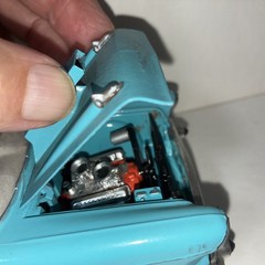 1957 Chevy BelAir Turquoise Blue White 1:25 Kit Built Model Car