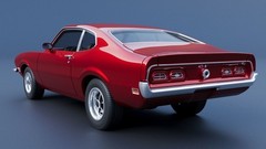 ABS Like Resin 3D Printed 1971 Mercury Comet Model in 1/25